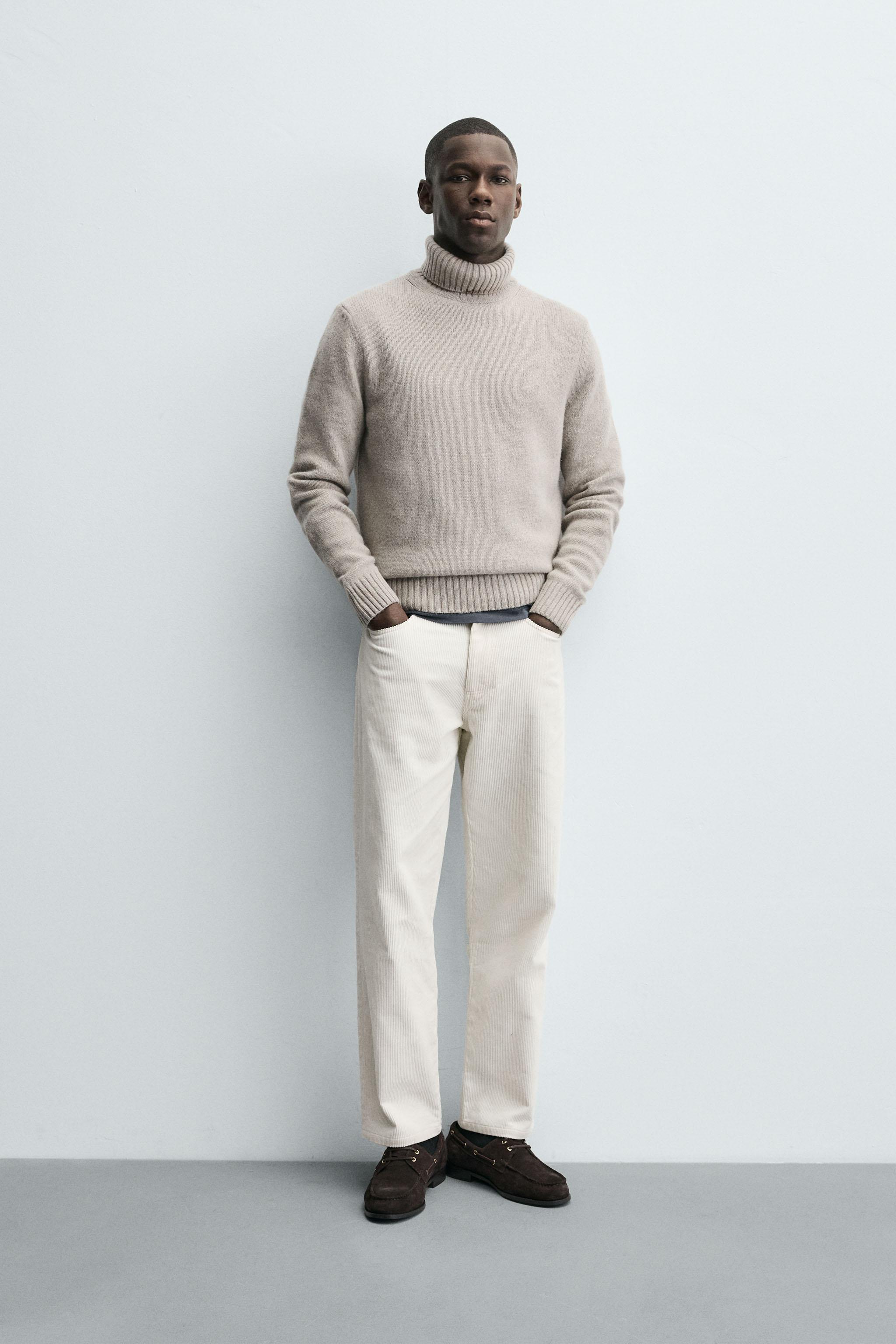 WOOL BLEND HIGH NECK JUMPER